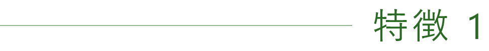 特徴1